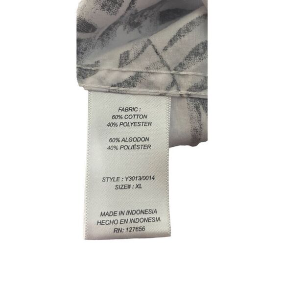 Akrux Mens Multicolor Laefy Print Button Up Short Sleeve Shirt Size xl - Picture 10 of 10